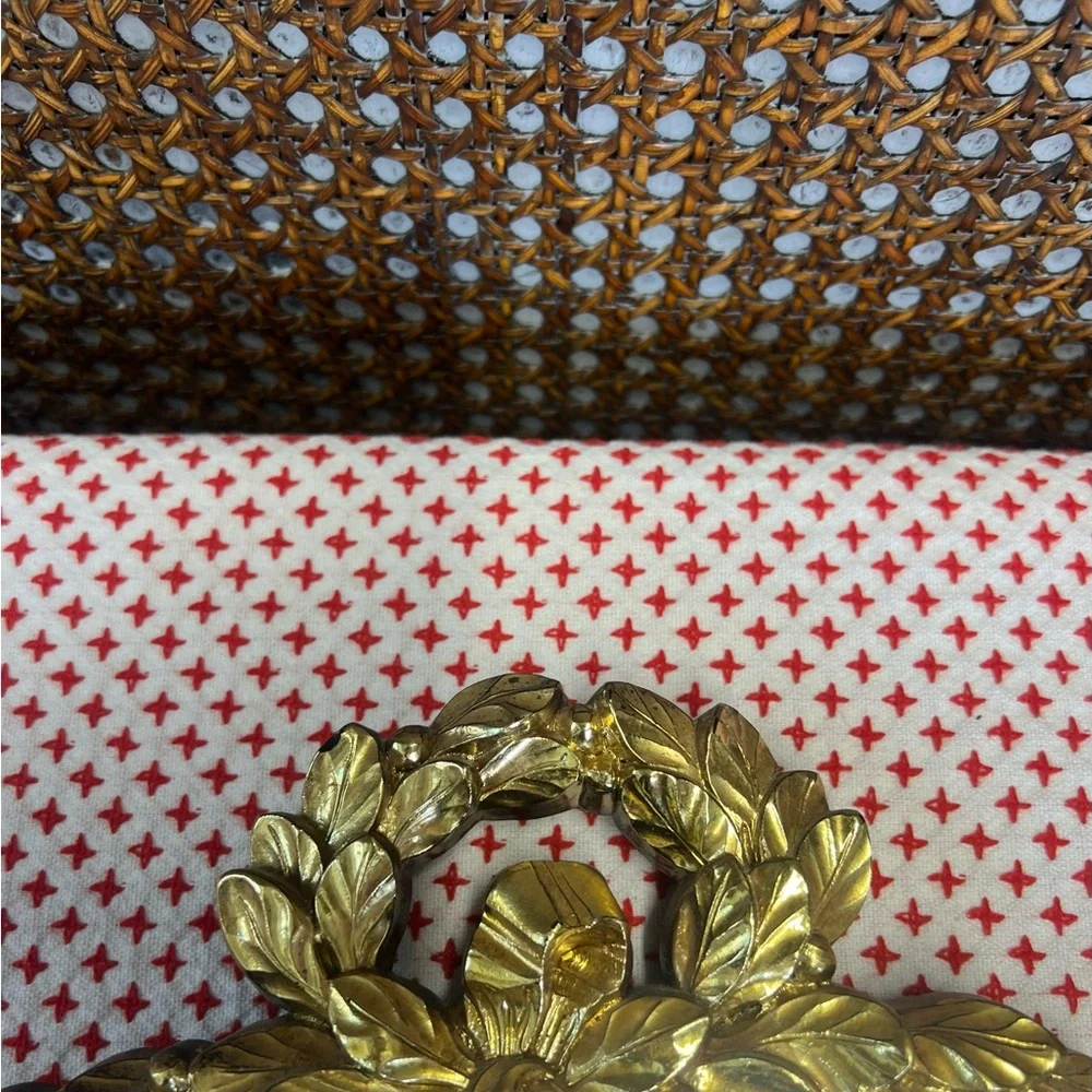 Vintage home interior gold resin mirror wall decor